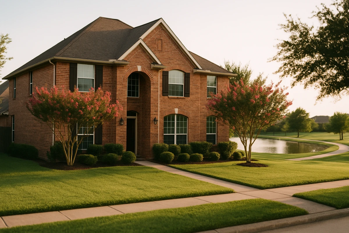 A home in the Firethorne area of Katy, TX